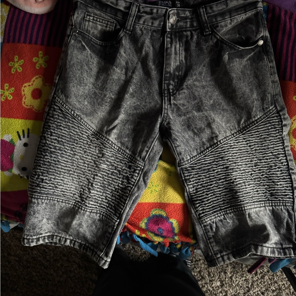 Stylish Black Jean Shorts for Men